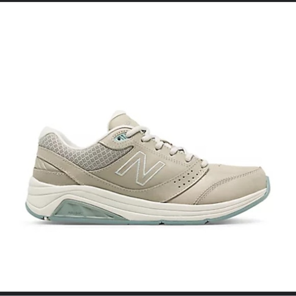 New Balance Taupe and Gray Walking Shoes - Picture 2 of 11